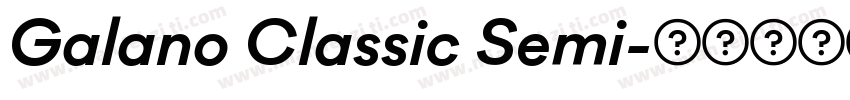 Galano Classic Semi字体转换